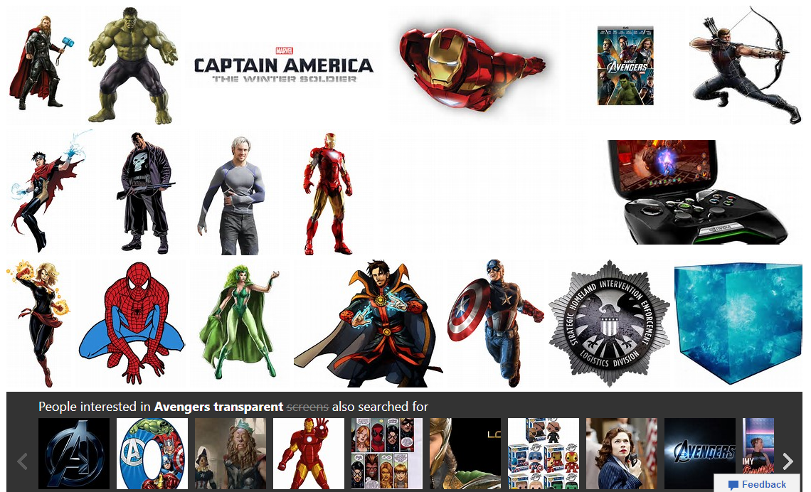 Avengers transparent screen - Bing image search results
