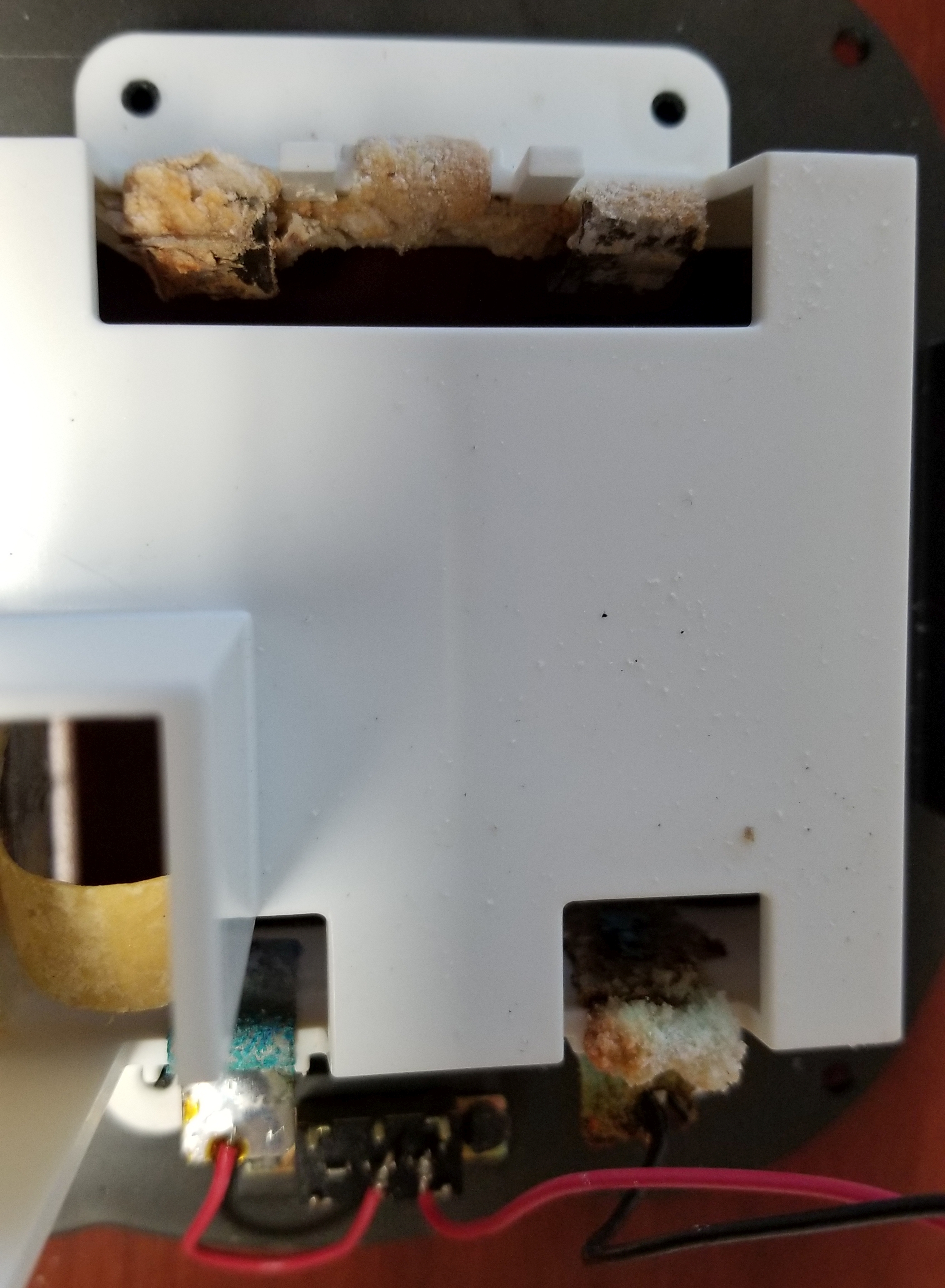 Battery corrosion in Dark Tower unit