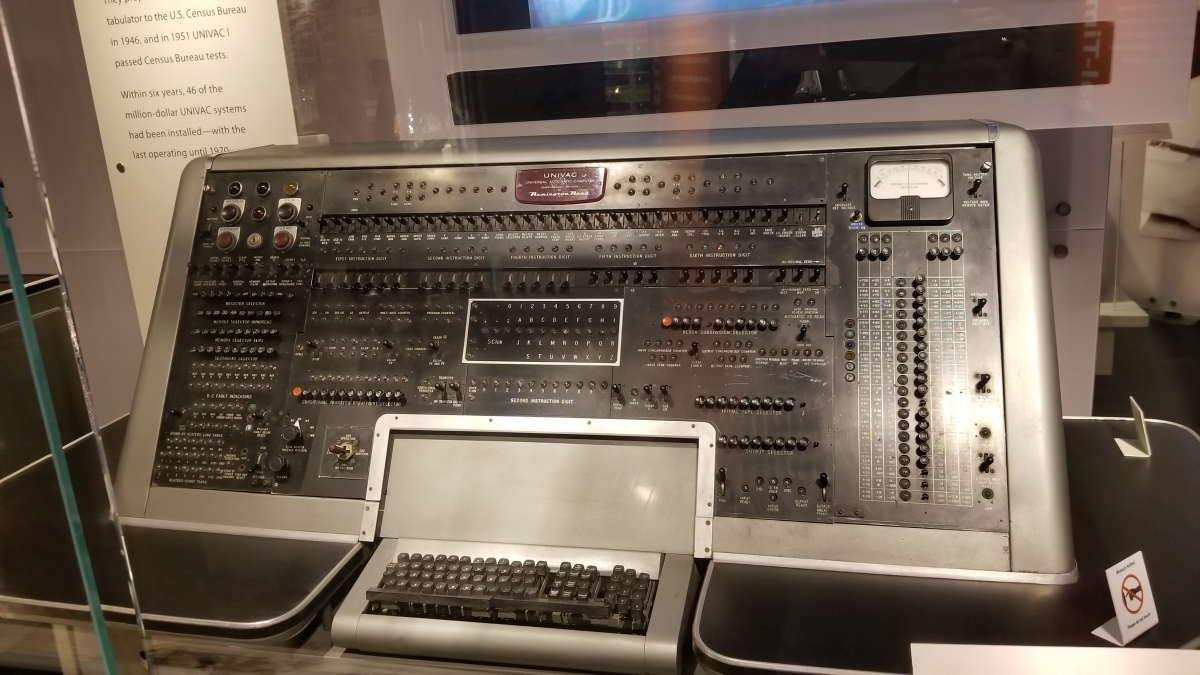 UNIVAC main control board