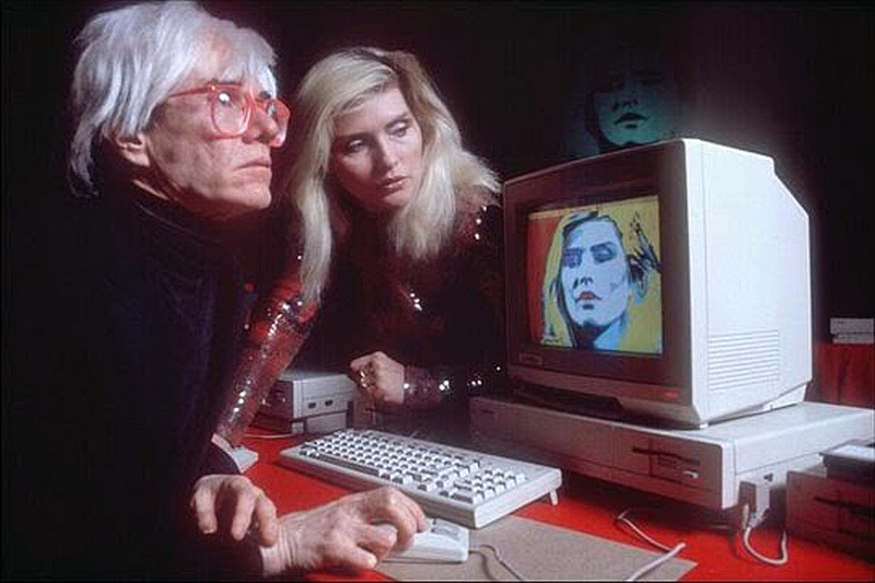 Andy Warhol and Debbie Harry