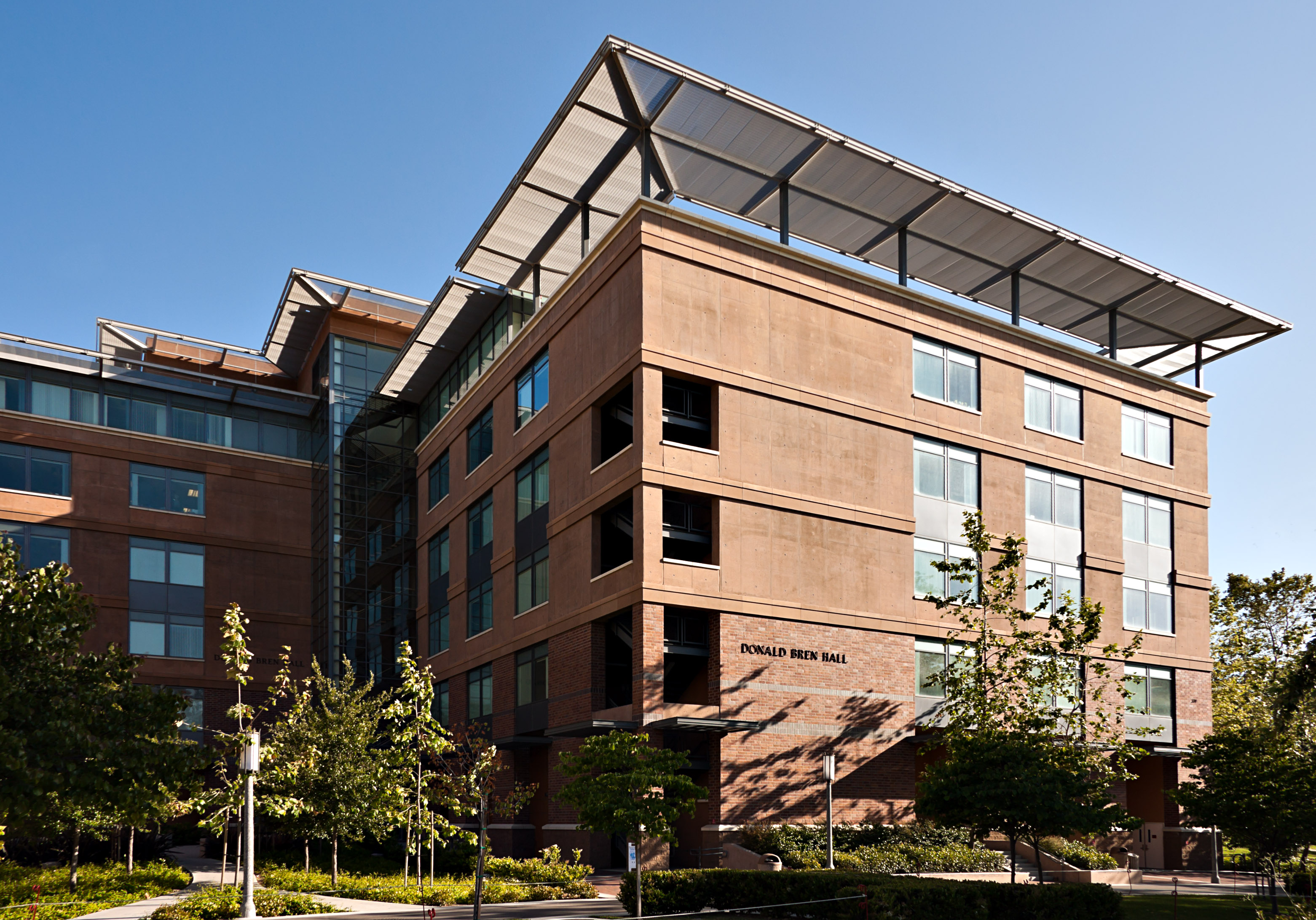Donald Bren Hall, housing, among others, the Informatics department