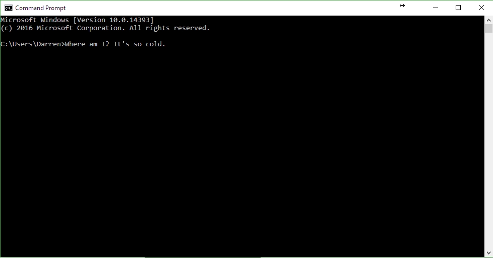 dos prompt